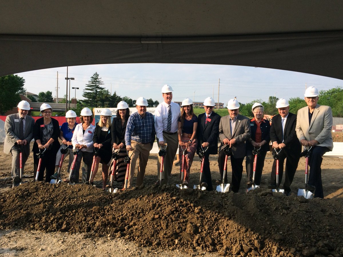 jocogov's tweet photo. This morning @jocolibrary &amp; partners broke ground on the new Monticello branch at 22435 W 66th St in #Shawnee, expected to open mid-2018! https://t.co/WbyXJfYs9l