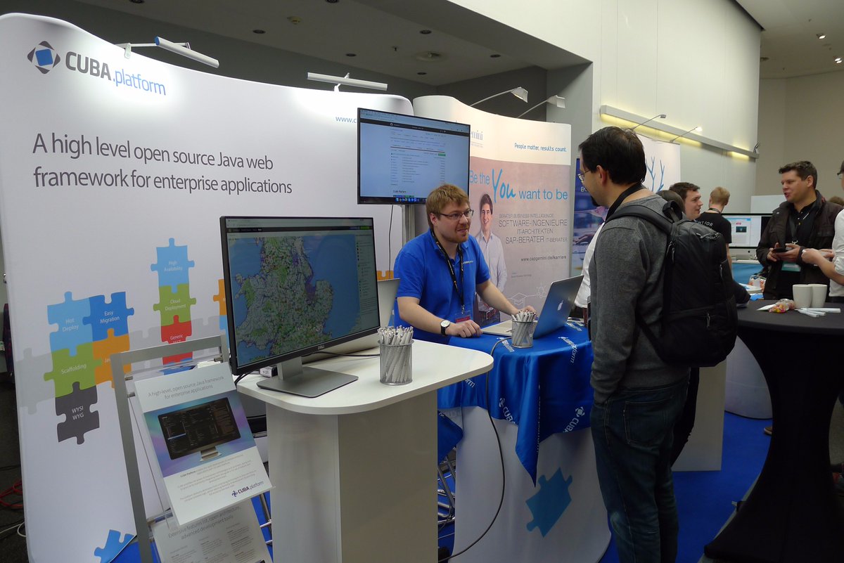 Meet @CubaPlatform at #jaxcon #jaxcon2017. Ready to answer all the questions about enterprise applications development!