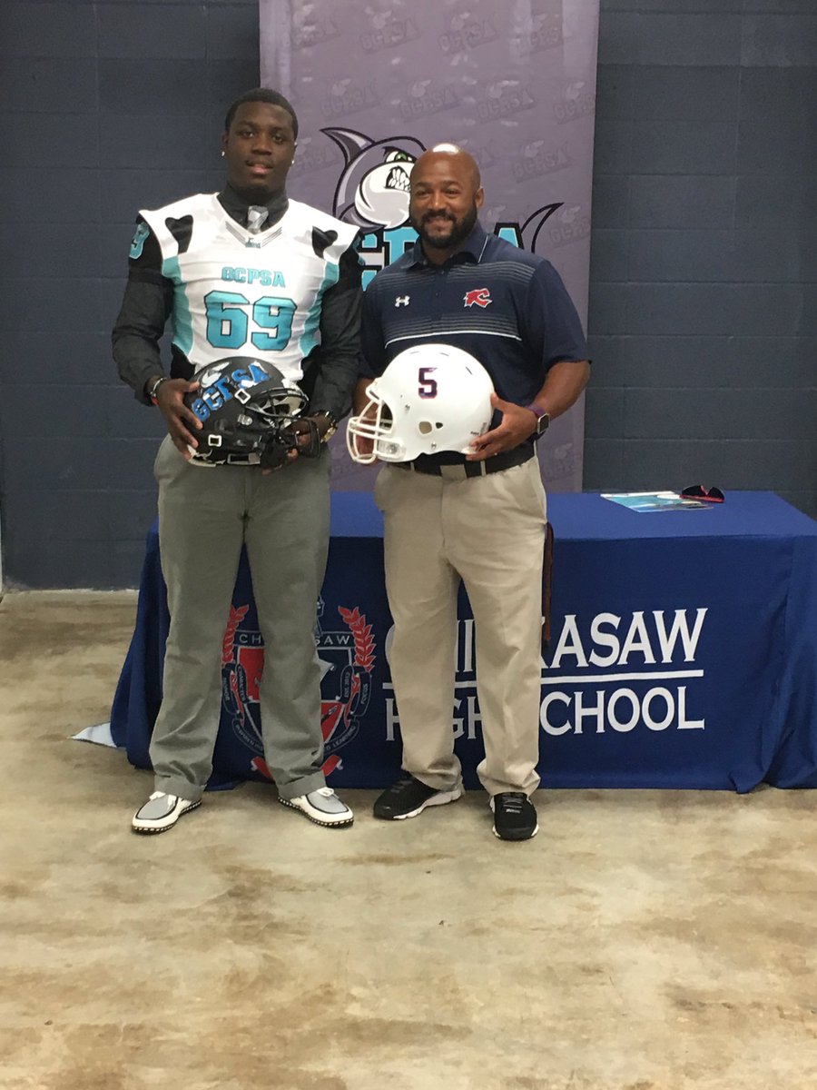 Proud of Lashawn Williams 2017 athlete signs with @gcpsasharks for their inaugural football season. #chieftainpride #getmyeducation