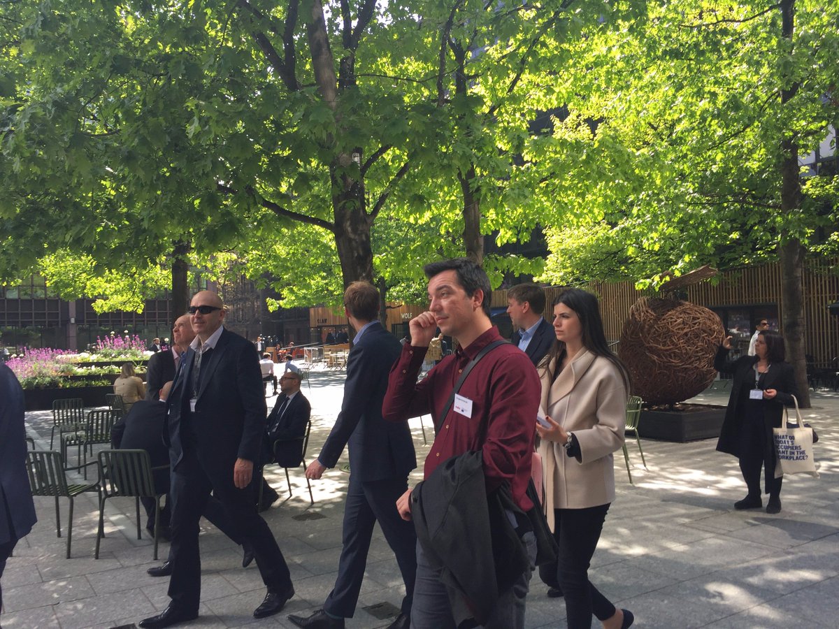 BritishLandPLC's tweet photo. Touring @BroadgateLondon with our #BCOconference delegates, discussing development plan and @UBS presentation of #5Broadgate https://t.co/76bSPvRmy2
