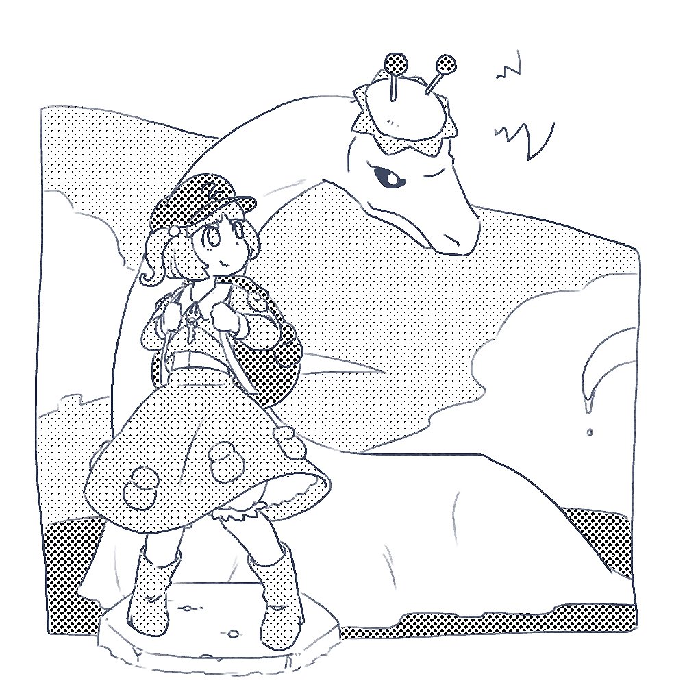 にとりとネッシー 