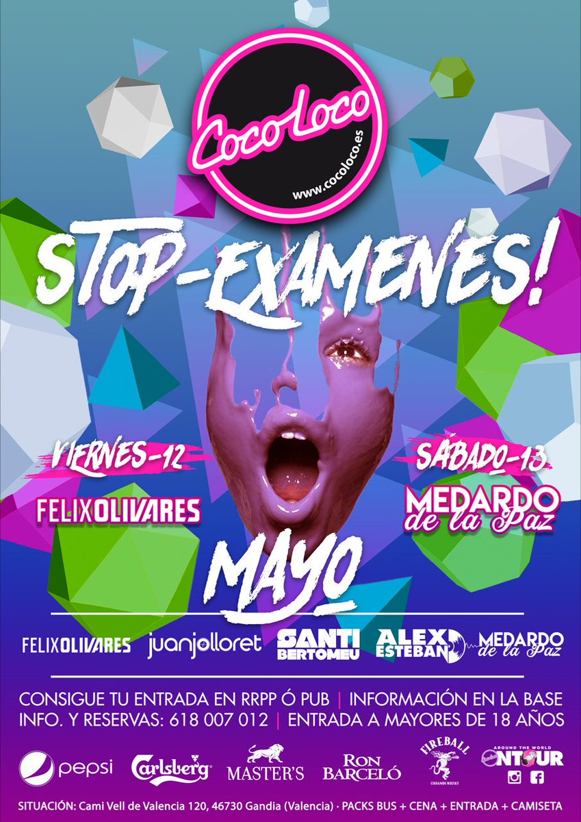 ¡¡STOP EXÁMENES!!

Nuestros dj's @OlivaresFelix y <a href="/MedardodelaPaz/">Medardo de la Paz</a> han preparado unas sesiones especiales #STOPEXÁMENES