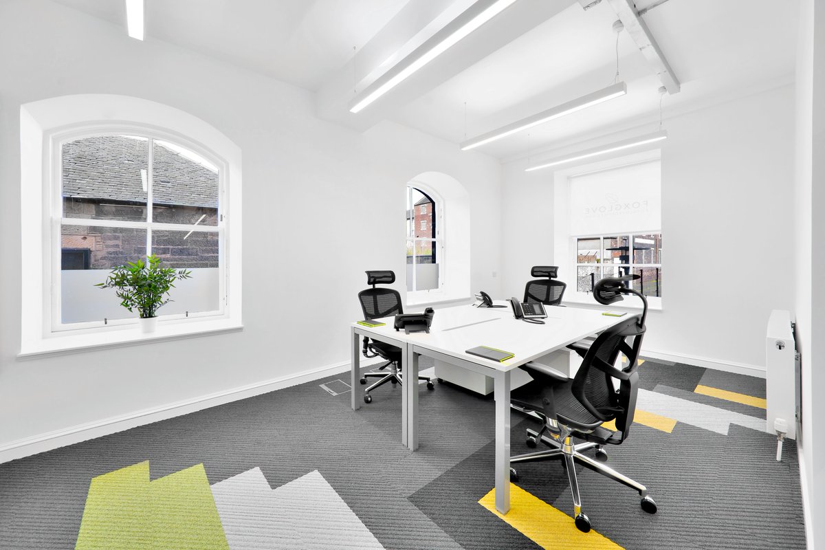 Foxglove_office's tweet photo. We LOVE this 3 person office! Available now. #Leith #Edinburgh #Edinburghoffice #Coworking #Meetingroom #OfficeSpace #ServicedOffice https://t.co/C6G61JVkEc