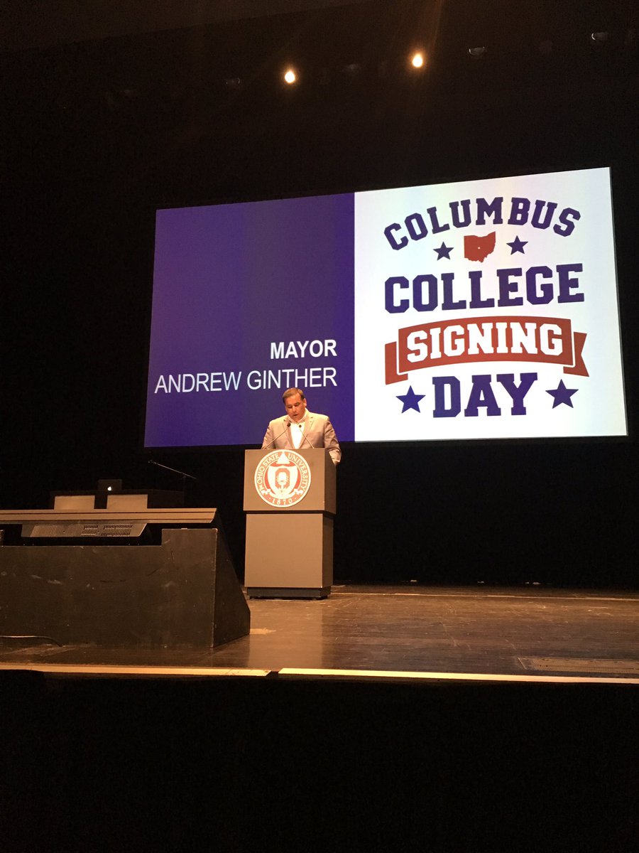 #reachhigher #collegesigningday #ccs17
Couldn't be happier to be here with 1,000 Columbus City School seniors about to graduate!