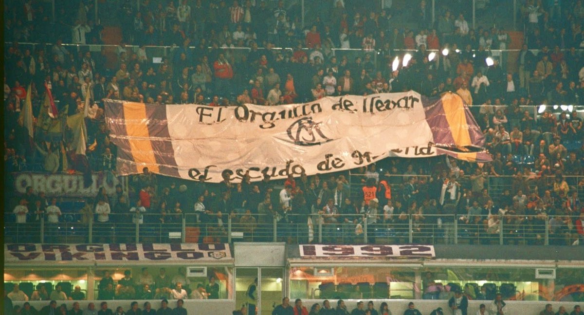 SeccCastillaOV's tweet photo. ¡¡El Orgullo de llevar el escudo de Madrid!! #SoloRMCF1902 #OrgulloVikingo1992 #ATMierda https://t.co/AN86W3dz5l