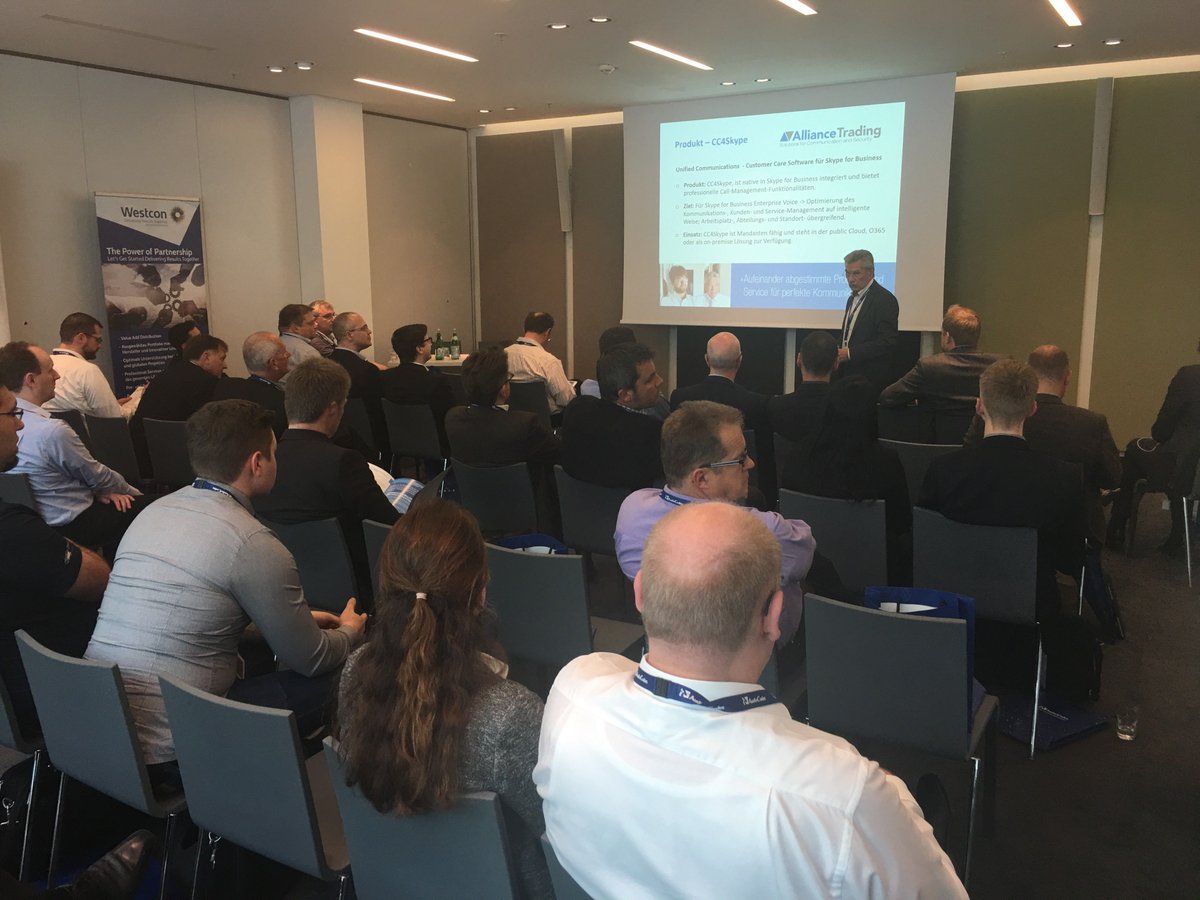 CC4Skype presentation by Heinz Schramm of Alliance Trading at the Innovation Day of <a href="/AudioCodes/">AudioCodes</a>