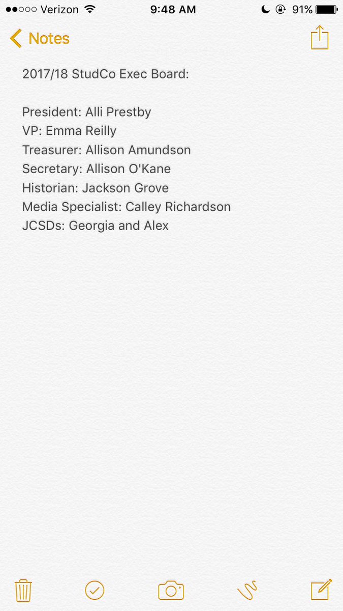 AlexStudCo's tweet photo. Congrats to the 2017/18 Exec Board! Thanks to everyone who ran... we are lucky to have dedicated members like you!!! ❤️ https://t.co/kKgQqsHHum