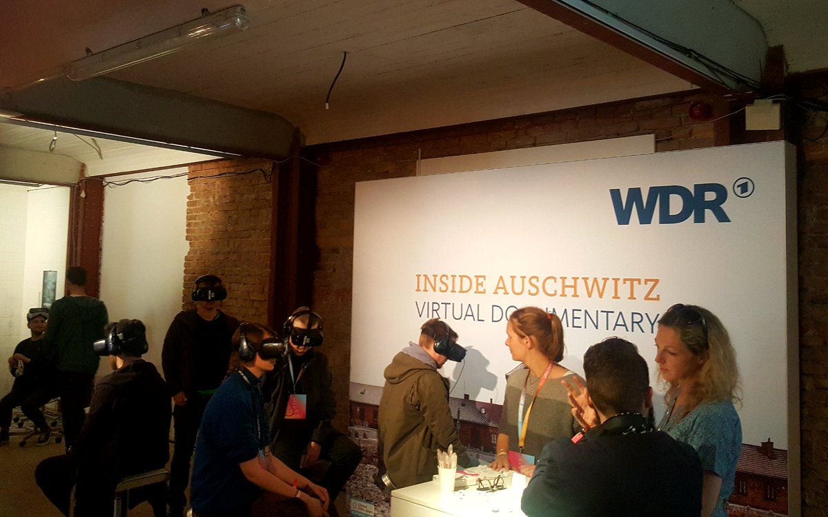 KlaudiaKelleh's tweet photo. Viel Potenzial und beim #WDR schon gut vorgemacht. @WDR_Presse #insideauschwitz #rp17 #VR https://t.co/nGuigF9lv8