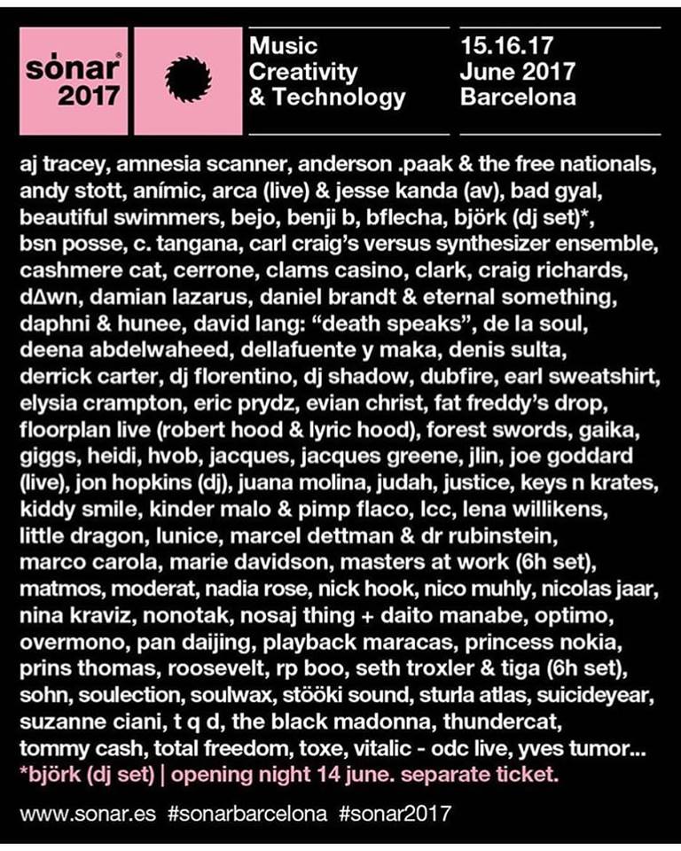 Jacques, Carl Craig's Versus Synthesizer Ensemble , CLARA 3000— #sonar2017 #sonarbarcelona #whispernotagency