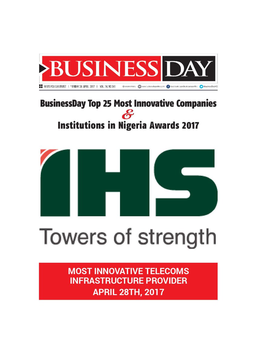 BusinessDayNg's tweet photo. Roll call of Top Innovative companies in Nigeria. #BDMIC2017 https://t.co/m3yJSVjqIV