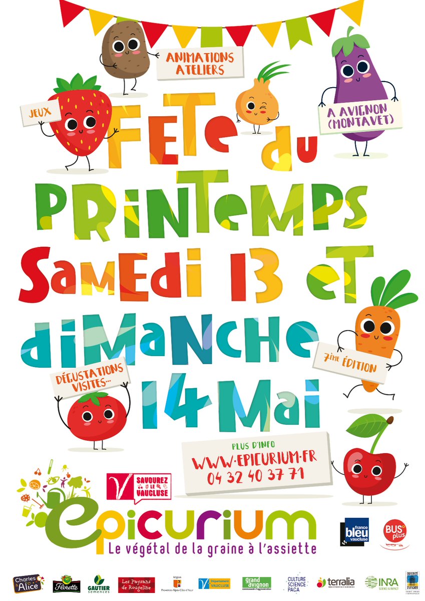 Epicurium_'s tweet photo. FETE DU PRINTEMPS J-3 #ateliers #jardin #cuisine, dégustations, visites, marché de producteurs... programme : https://t.co/i82xEJcqNF https://t.co/elGZFRGWX2