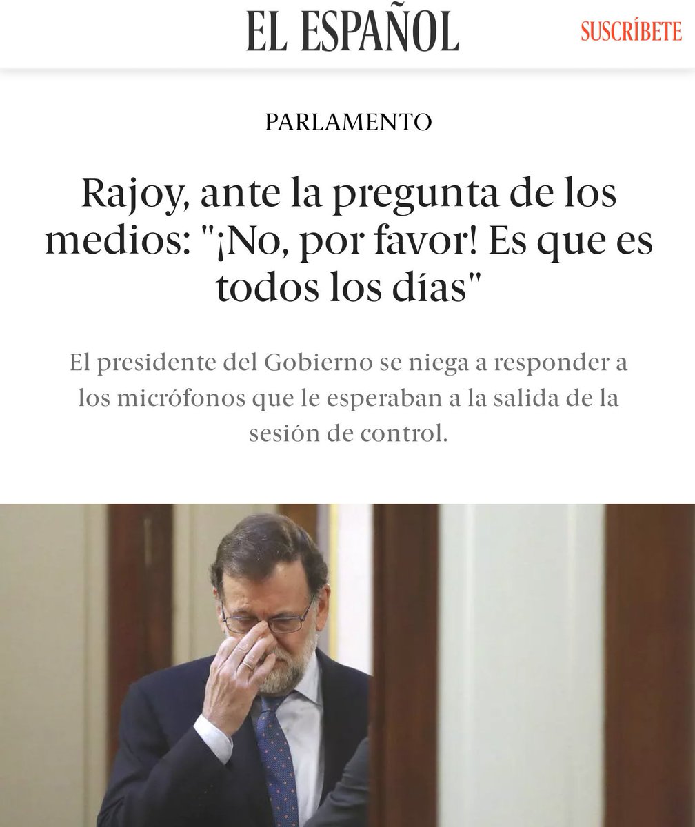HombreLento's tweet photo. Eso pensamos nosotros cada vez que sale un pufo de tu partido, Mariano. Que es todos los días. Es que tiene cojones lo de esta gente... https://t.co/OUIAiVyhBj