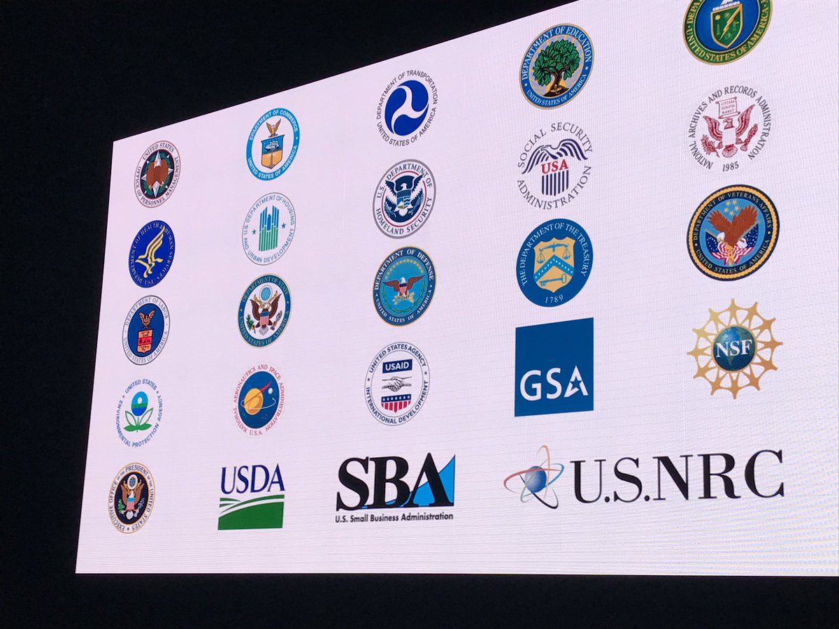 'Sharing America's Code' 
@AlvandSalehi says Code.gov is here to stay. Here are some contributing agencies 
#OSCON