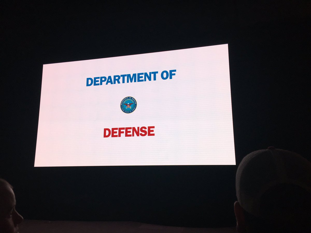 'Even the dept of defense is releasing code' @AlvandSalehi #oscon