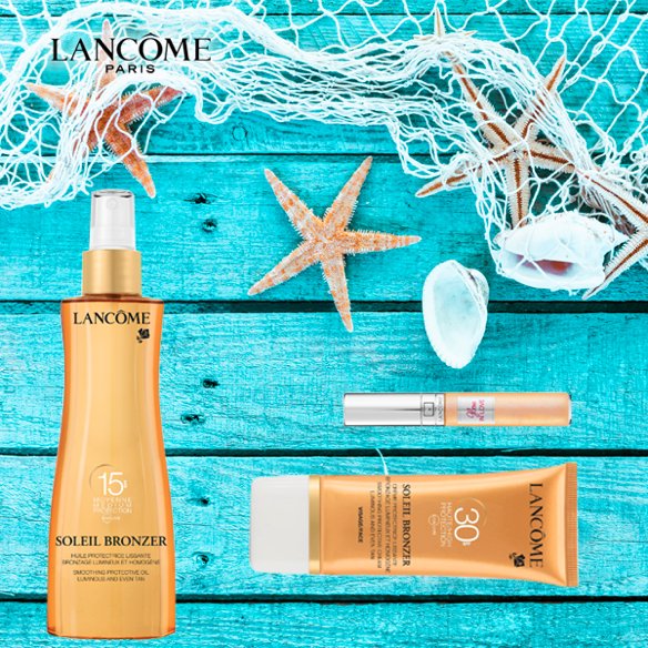perfumestintin's tweet photo. Este #verano protege y #broncea tu piel con la gama Soleil Bronzer de #Lancôme.🌞 Descúbrelos aquí ➡https://t.co/sSavgQq29Q https://t.co/pDJgKqZYXf