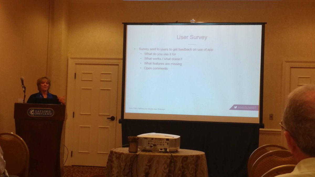 chavez_steve's tweet photo. Mary Lou doing her thing! EMResource mobile app redesign.. looking forward to this! #IMXSummit #Intermedix - https://t.co/b1a0t3XaUc https://t.co/a2GN4G3H9m