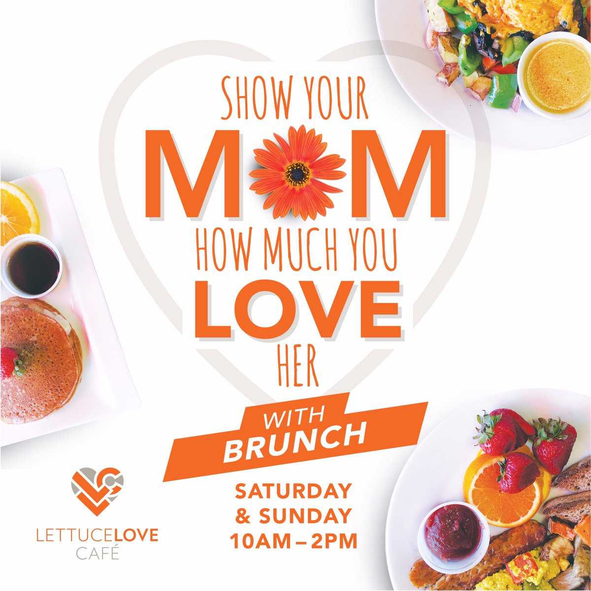 A friendly reminder that <a href="/LettuceLoveCafe/">Lettuce Love Cafe</a> is serving up an amazing brunch this weekend! Bring mom in! It's on from 10-2 Saturday &amp; Sunday!