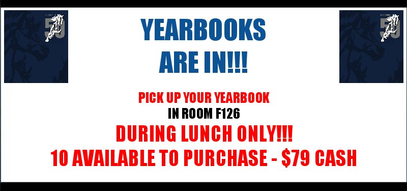 JJHS_JOURNALISM's tweet photo. YEARBOOKS ARE IN!
PICK UP YOUR ORDER - ROOM F126
DURING ALL LUNCHES!
@NISDJay
@NISDJaySEA
@jjhsco2017
@jay_ptsa
 @jay_cheer1
PLEASE RETWEET! https://t.co/FAMjRXCwNK