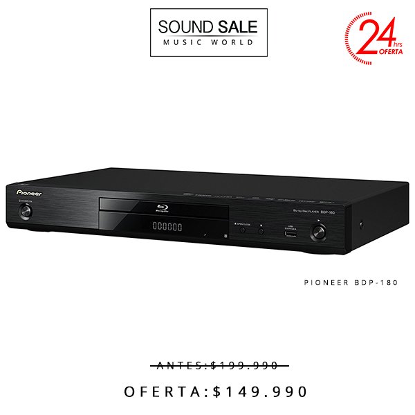 musicworldchile's tweet photo. ¡Aprovecha la #OfertaFlash solo por 24 hrs.!
Oferta por tiempo limitado (solo por 24 hrs.) o hasta agotar stock.
#Descuento #SoundSale https://t.co/wcZFpFL6g3