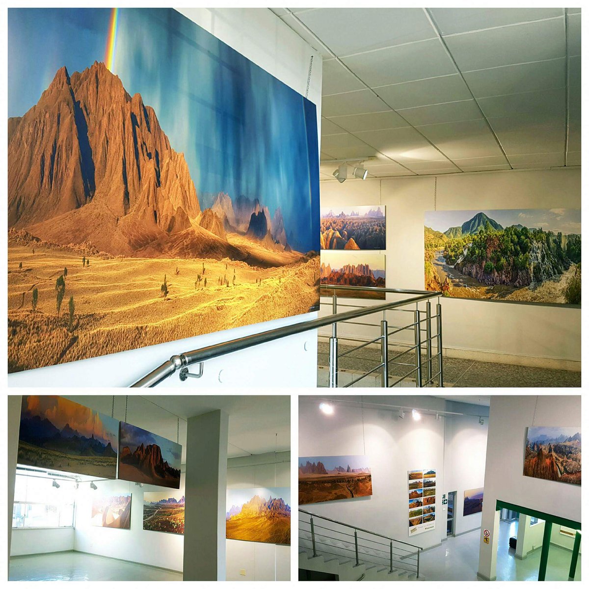 paulgodard's tweet photo. #changeyourperspective exhibition is on the walls! See you at the official opening on Tuesday 16 May! @nagn_namibia https://t.co/CxY1NPNTfe