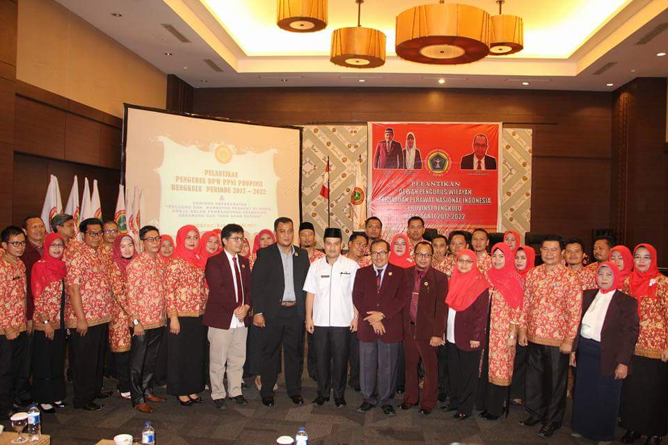nellyalesa's tweet photo. Mwakili gubernur Bengkulu @ridwanmukti1963 kadinkesprov @antoniherwan mmbuka&amp; menghdiri pelntikan pngurus PPNI.disaksikn 300 perawat se prop https://t.co/5sliMkzHXG