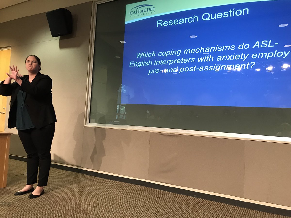 #DOIThappenings Meri Faulkner discusses pervasiveness of anxiety for interpreters