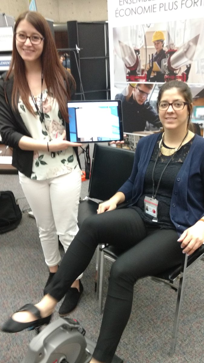 fourreds's tweet photo. Checking out @FedDevOntario innovative workplace tools @BlueprintGC2020 Innovation Fair 2017. #GC2020 #FedDevOnt #healthyworkplaces https://t.co/giPac2Gq7e
