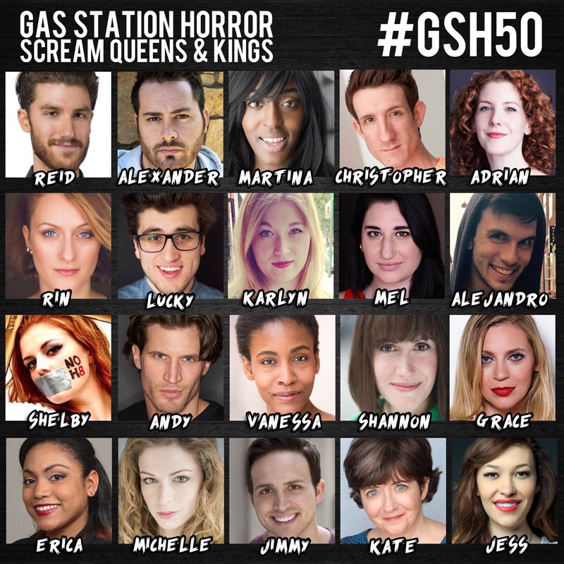 AndyPeeke's tweet photo. Mirror mirror on the wall who is the #Scariest #ScreamQueen #ScreenKing of them all? #GasStationHorror #PITnyc #ImprovComedy @JWCrump https://t.co/3hKqREDxAI