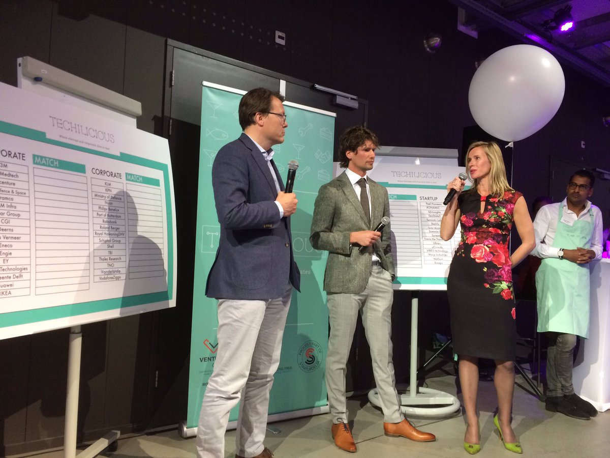 mijkevriens's tweet image. Techilicious dine to deal! Startups and corporates ready to make deals! 
@StartupDelta @TechiliciousNL @VentureCafeRdam @YESDelft