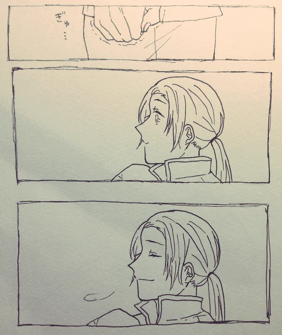 #APHコンビ版深夜のお絵描き60分一本勝負 
極東兄弟で【デコピン】
[遅刻組]
「たまには我に頼るある」

>>>デコピン一瞬しか出てこない<<< 