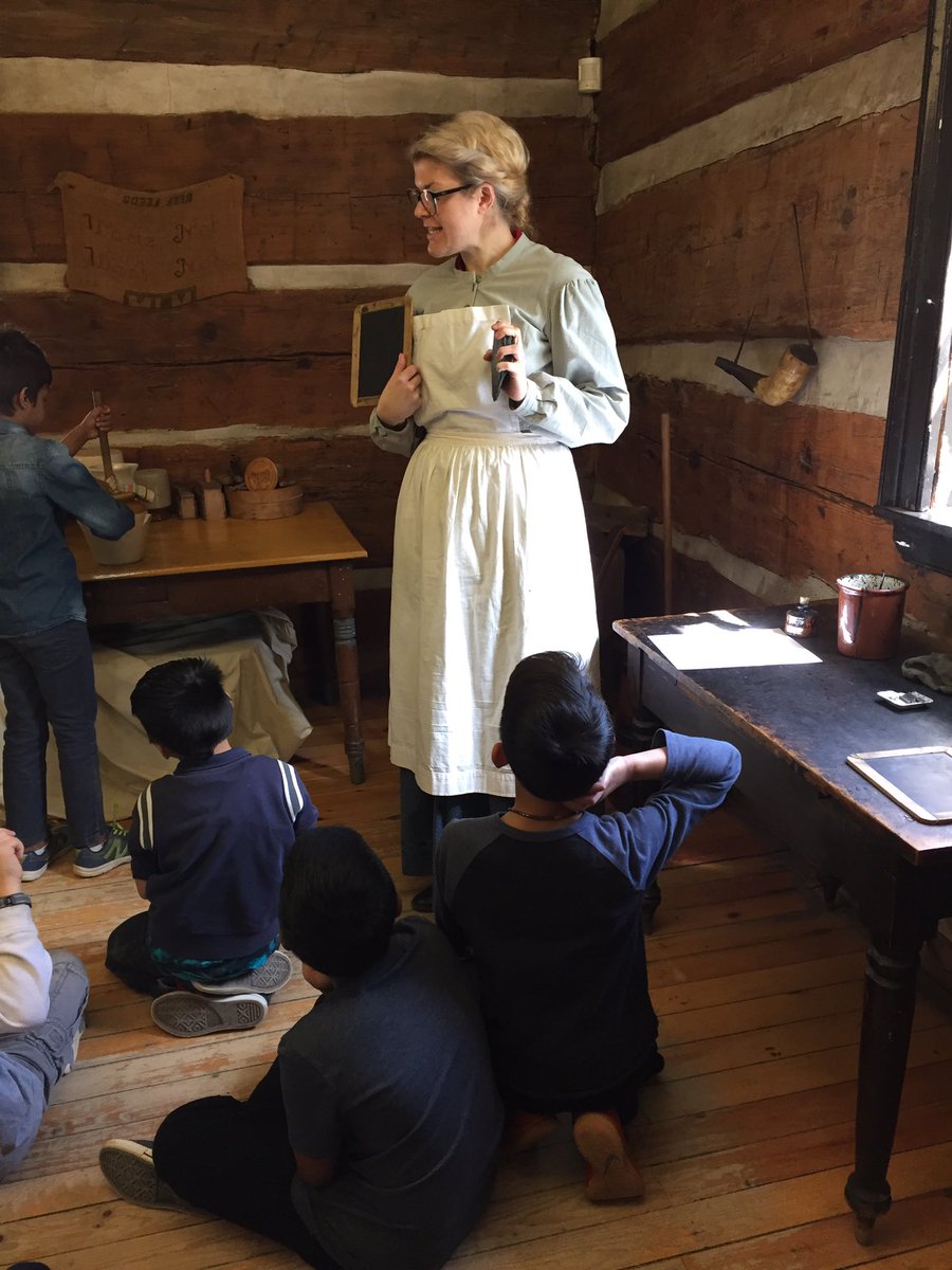 MrsStambolich's tweet photo. Our #rm131 adventure into learning about Early Settlers goes "real world" circa 1840-1860 #BlackcreekPioneerVillage https://t.co/pwl7you76Q