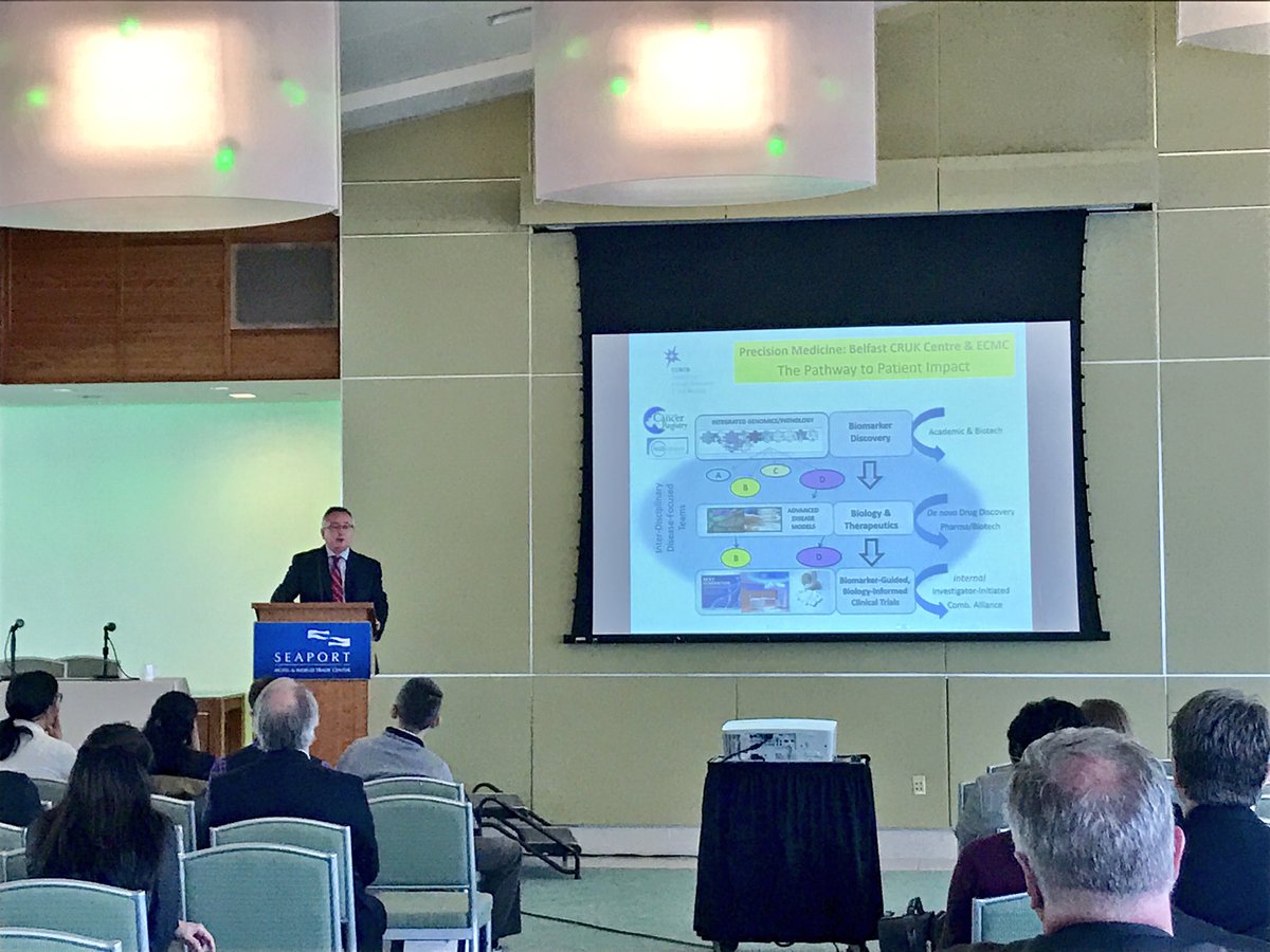 LHamilton822's tweet photo. Great discussion at @InvestNI_USA Precision Medicine Symposium. Collaborators from Academia/Industry - MA &amp; NI #PrecisionMedicineNI @MassBio https://t.co/RdGrCP6IaO