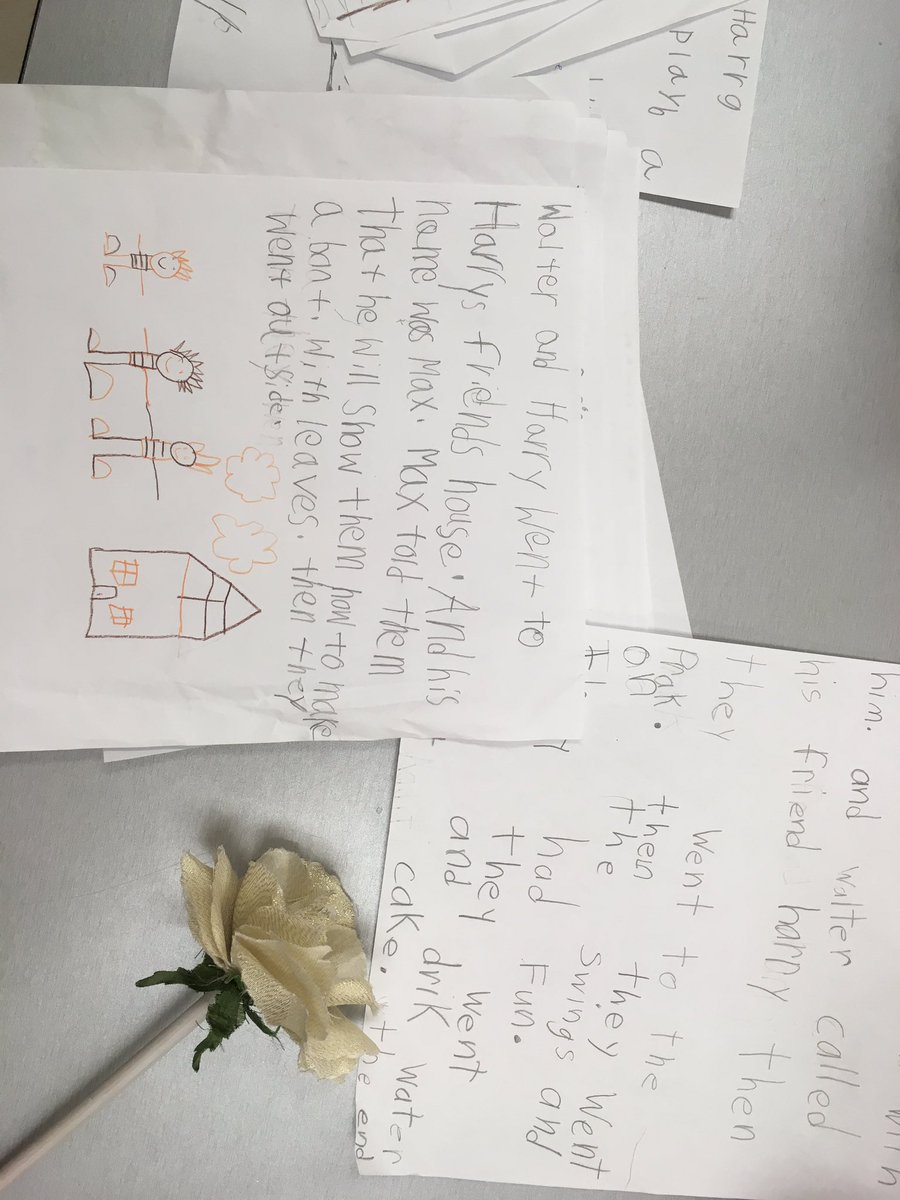 MrsElm22's tweet photo. Grade 1s independently writing an ending to the book 'Walter and Harry'. Hardwork pays off!! @castleoaksps #thisisgrade1 https://t.co/66XowOQ9fR