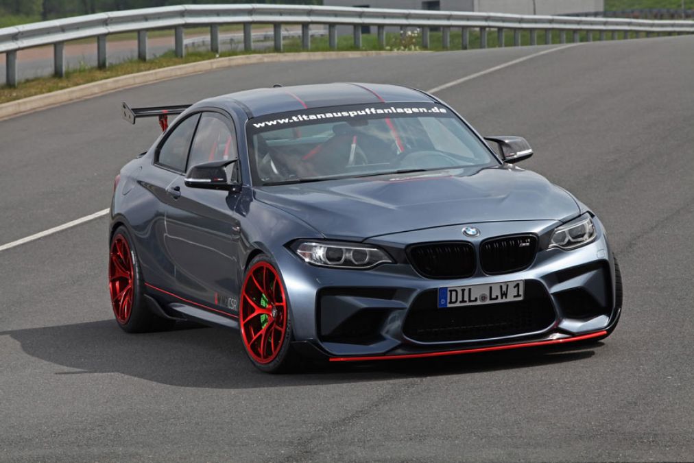 evomagazine's tweet photo. The #BMW #M2 gets an #M4GTS -style makeover including a modified, 590bhp engine courtesy of #LightweightPerformance https://t.co/NhxEIQtoyh https://t.co/b2xt2l9ARh