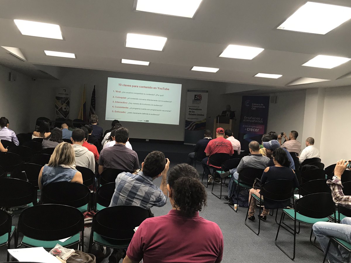 camaracali's tweet photo. Lorenzo Villegas Carrasquilla, consultor para Google Latam nos comparte las 10 claves de contenido en @YouTube #MonetizarPelículasYMúsica https://t.co/r1ahz6YDua