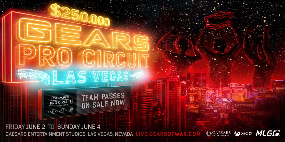 GearsEsports's tweet image. .@MLG Gears Pro Circuit Las Vegas Open Team Passes are NOW ON SALE! store.majorleaguegaming.com/collections/ge…
✔️ $250,000 💰
✔️ Biggest event of S1 
✔️ VEGAS 🎉