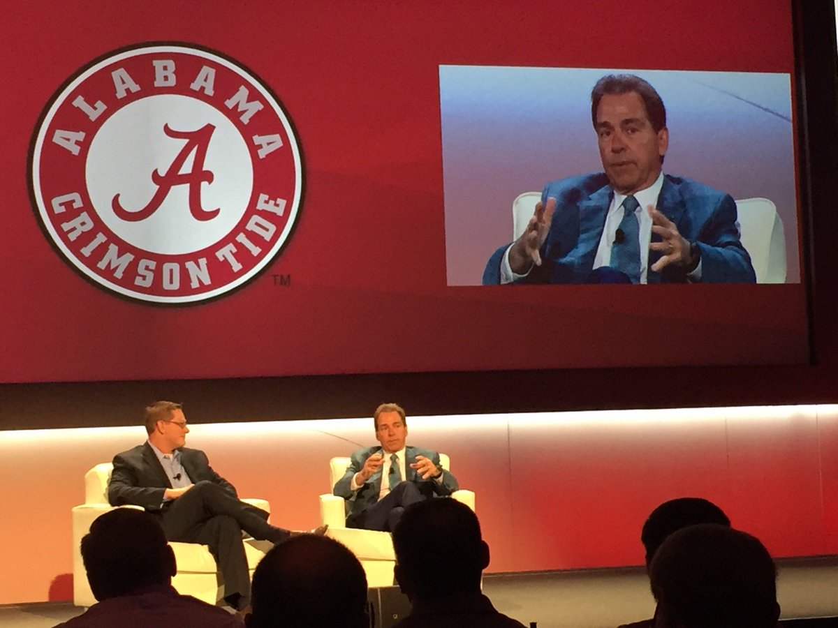 Capgemini_ins's tweet photo. To top of a great @DuckCreekTech #Formation17 the @Capgemini team attends the last keynote by Nick Saban of @AlabamaFTBL! https://t.co/oho17em7DI