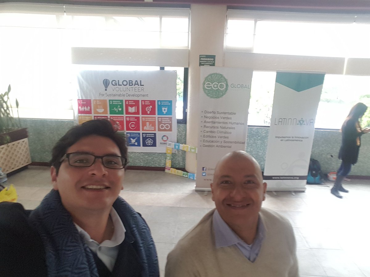 ecoglobals's tweet photo. Invited to the SDG Village @maumasache will talk about #SDG #CLIMATECHANGE and their implications on business @verdemuskuna https://t.co/JEYP3rNT5M