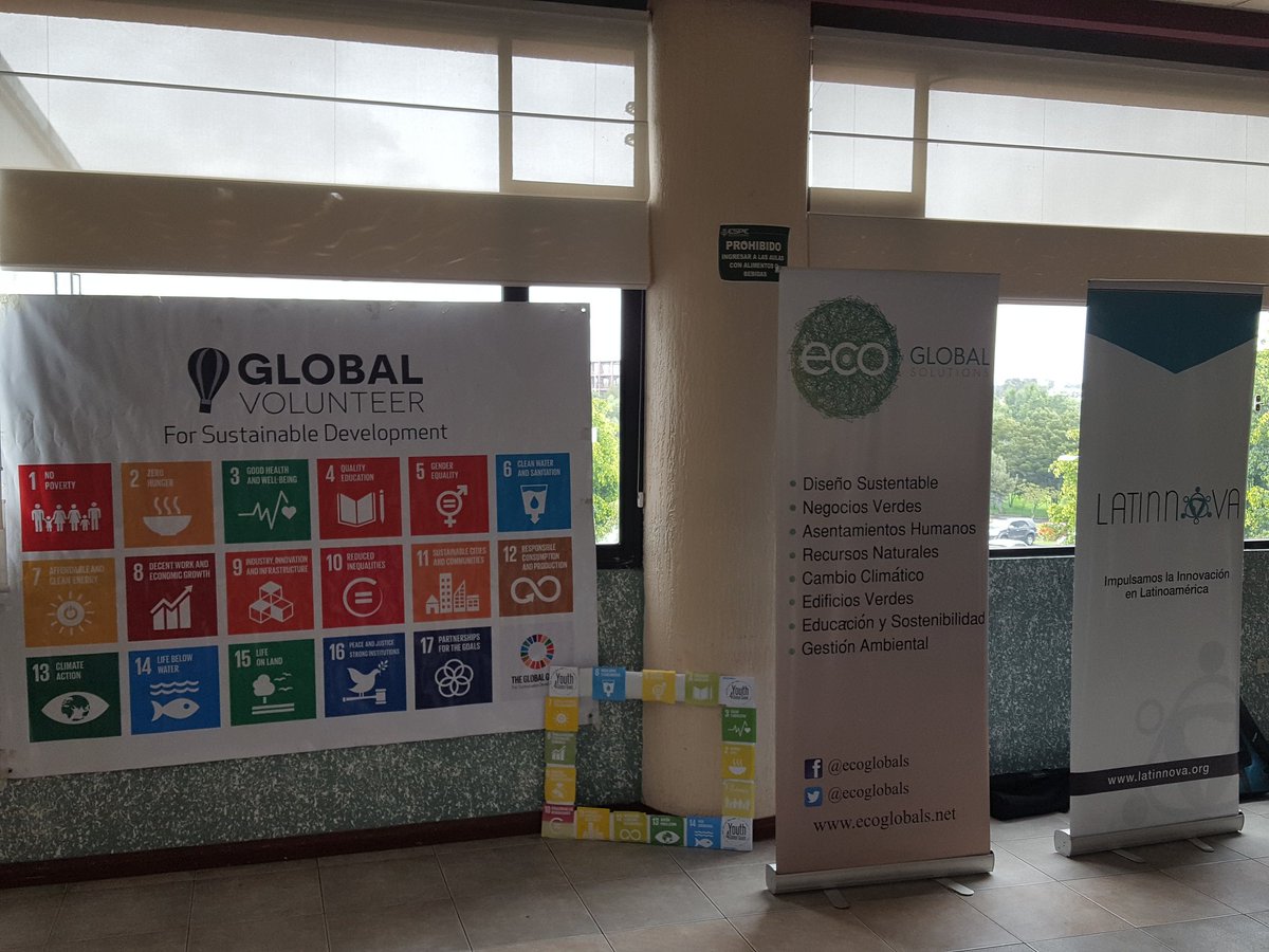 ecoglobals's tweet photo. Invited to the SDG Village @maumasache will talk about #SDG #CLIMATECHANGE and their implications on business @verdemuskuna https://t.co/JEYP3rNT5M