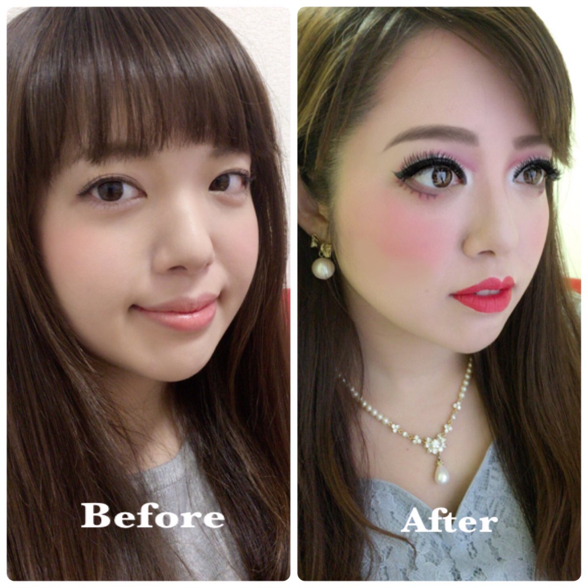 Yuchans72 Makeup 海外から反応が一番大きかった 友達に施した娘役メイク 宝塚メイク ヅカメイク 宝塚ごっこ T Co 4gwcv8bt Twitter