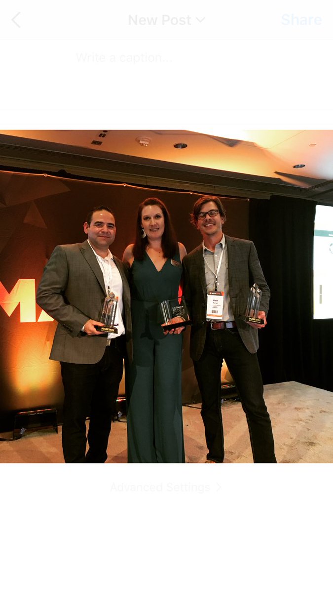 mattparisi's tweet photo. Awesome to win #hackie last night for @tealium @MarTechConf w/ my old company/coworker @eramos42 from @BOLOptimized https://t.co/8kIHG3sNJb