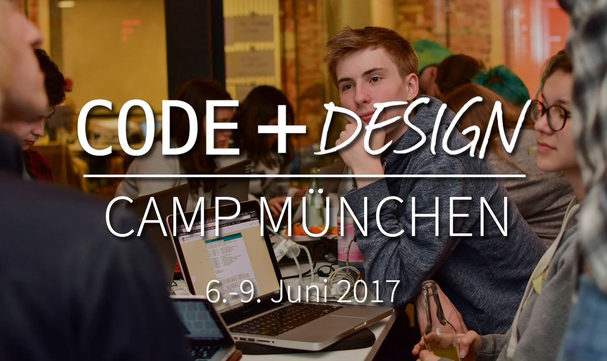 codeunddesign's tweet image. Servus! Schon für unser München-Camp angemeldet? Ein paar Plätze haben wir noch. --> code.design/camps #CDCamp17