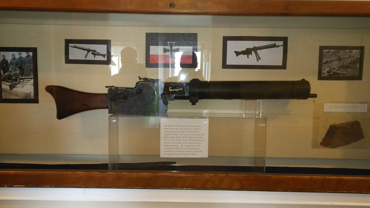 halon313's tweet photo. Field trip to #dearborn historical museum. This was on display! #ww1 #mg08 #wartrophy @WW1_Series https://t.co/54oIhfabyv