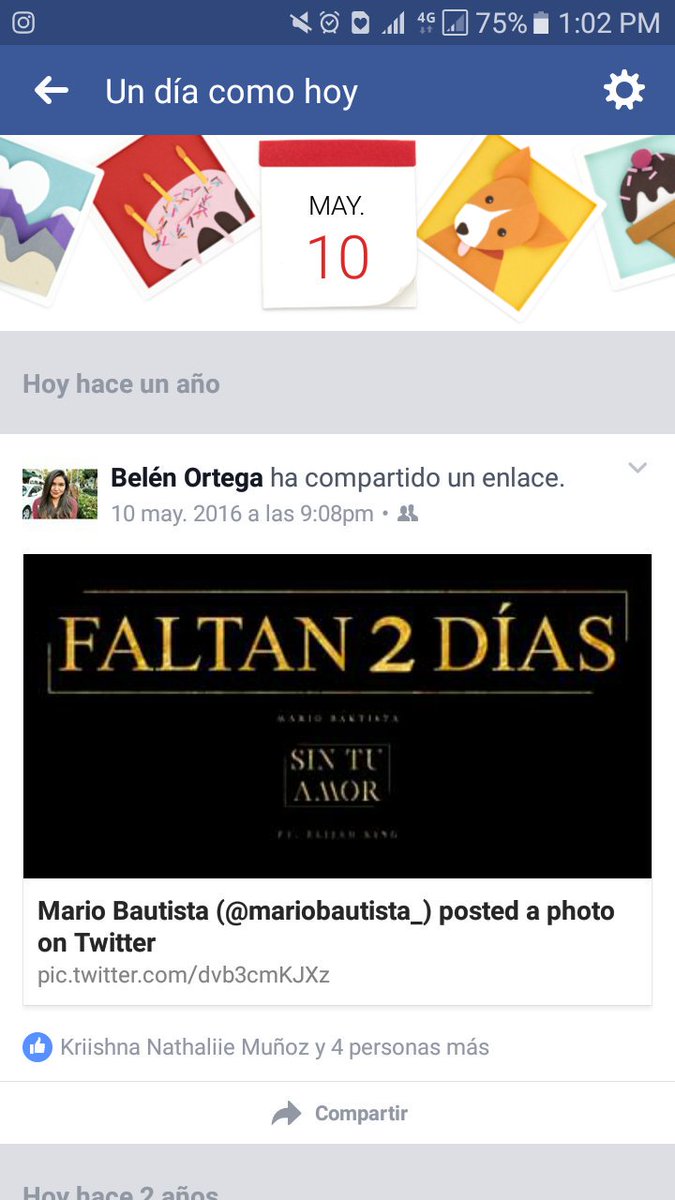 beliwi_'s tweet photo. @mariobautista_ @ElijahKingMusic a dos días de un año 😍😍😍 #SinTuAmor https://t.co/Cpez8yovQp