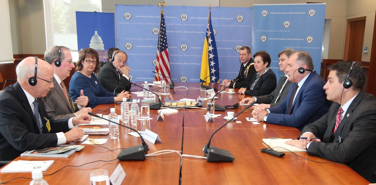 Happy to host successful visit by Members of the U.S. Congress interested in the challenges and opportunities here in #BiH.