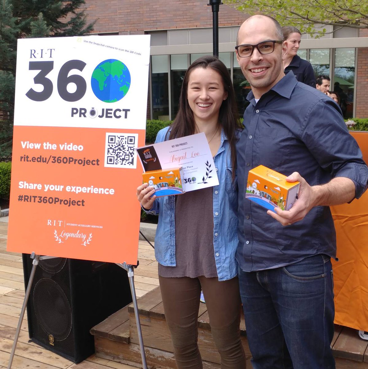 rit_nmd's tweet photo. Congrats to Abbey Lee for her winning @Google #cardboad design at #rit360project. #nmdatrit https://t.co/OOpVGu3hvZ