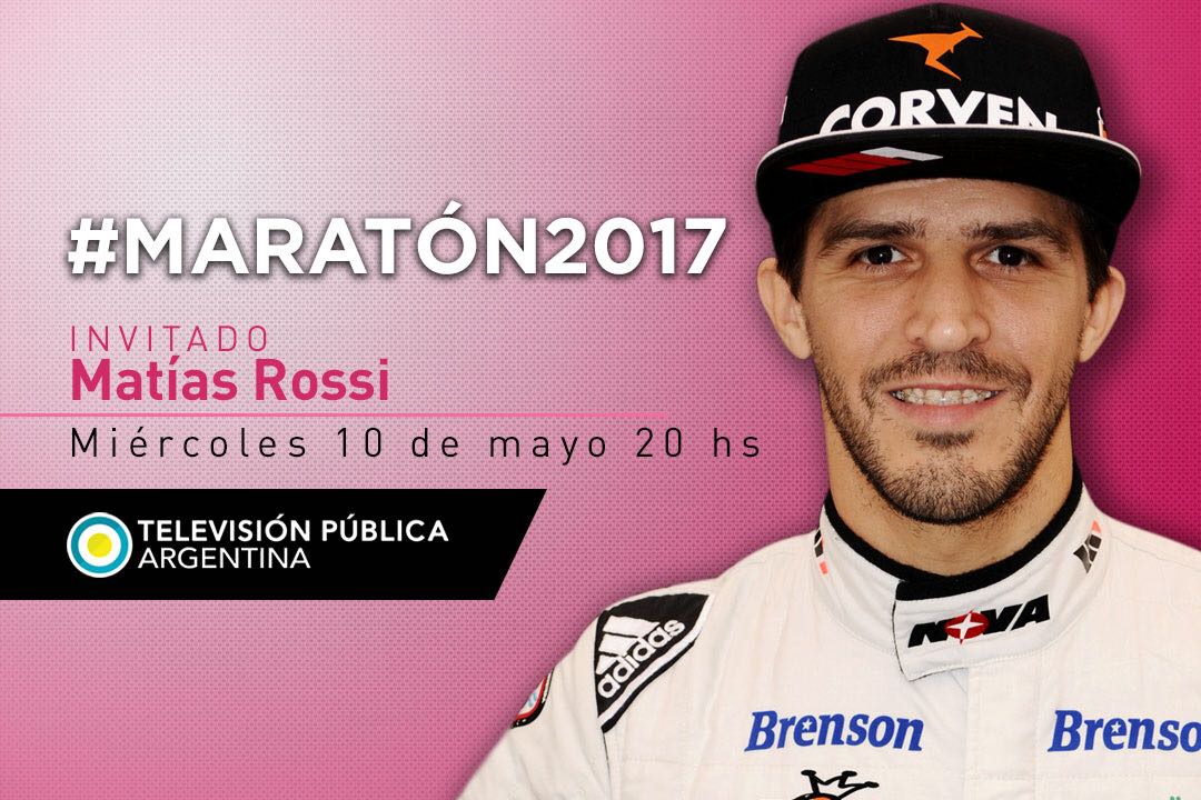 actcargentina's tweet photo. 📺 ¡Hoy a las 20hs no te podés perder a @RossiMatias en #Maratón2017 por la pantalla de @TV_Publica! https://t.co/ZOMAV4j7Qh