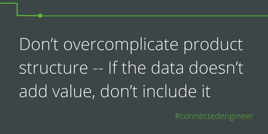 PTC_Windchill's tweet image. #ProductStructure advice from Jabil :