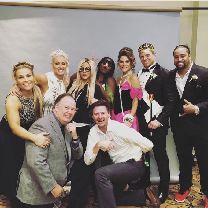 Unforgettable night this was❤❤❤ you guys are AWESOME @mikethemiz @NatbyNature @NaomiWWE @LanaWWE @WWEUsos<a href="/tag/totaldivas"class="tags"><span>#totaldivas</span></a>