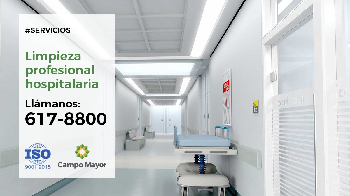 CampoMayorPeru's tweet photo. Para más información visítanos en: https://t.co/WJFP3X3prk #Limpieza #LimpiezaProfesional #Hospital #ISO #Gérmenes #CampoMayor #Perú https://t.co/lse16eUu5V